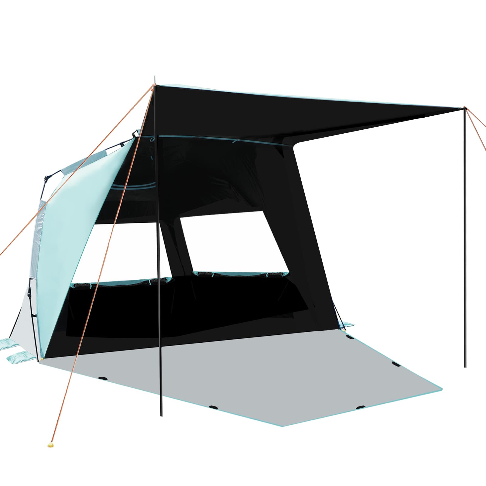 SEBOR Deluxe Pop-up Canopy Beach Tent, XL with Dark Shelter Technology