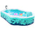 Inflatable Pool with Seat and Penguin Sprinkler - Rectangular Shape