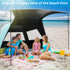 SEBOR Deluxe Pop-up Canopy Beach Tent, XL with Dark Shelter Technology