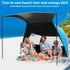 SEBOR Deluxe Pop-up Canopy Beach Tent, XL with Dark Shelter Technology