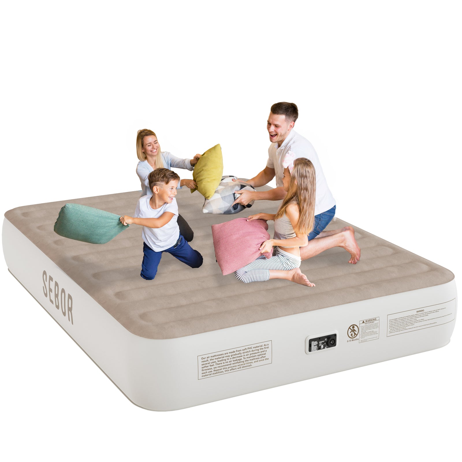 Classic Air Bed with Built-in Pump