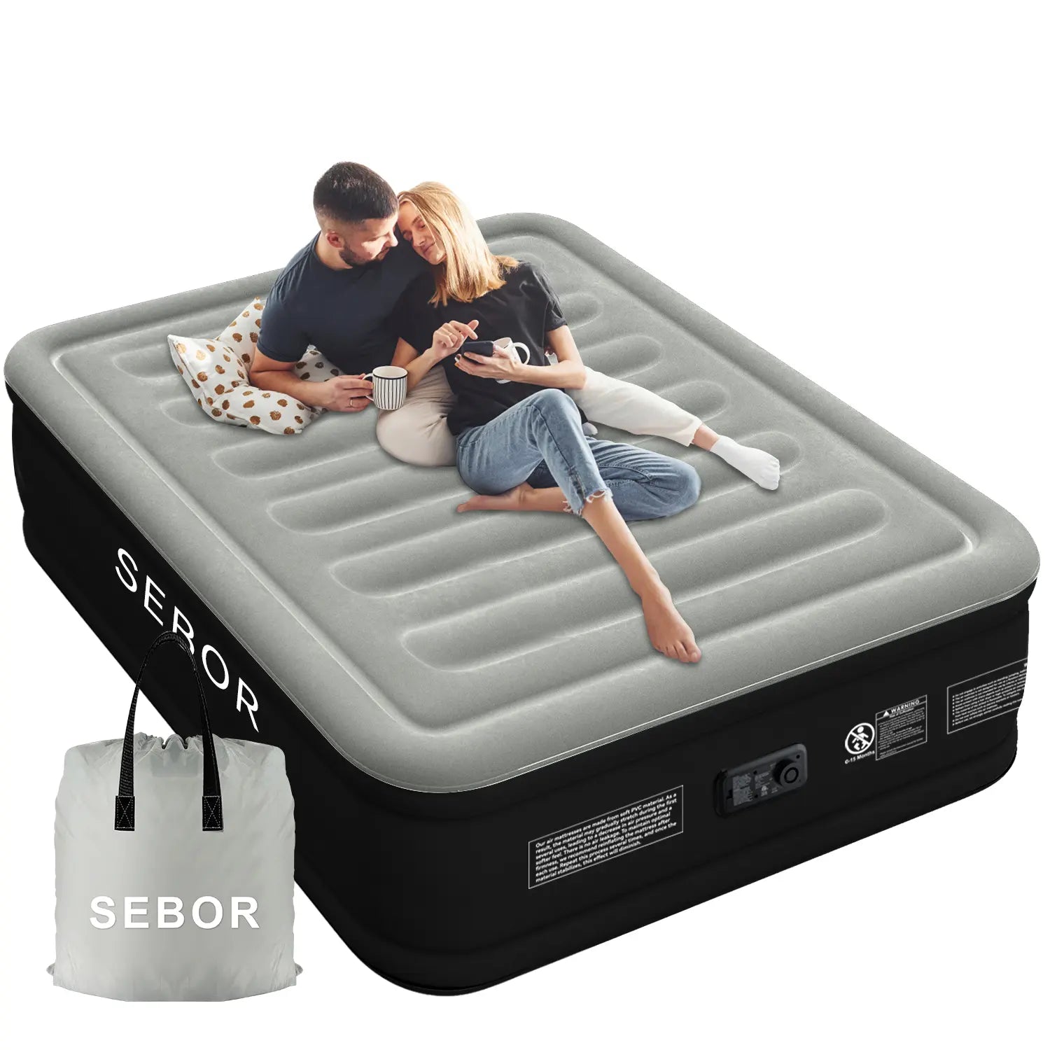 Classic Air Bed with Built-in Pump