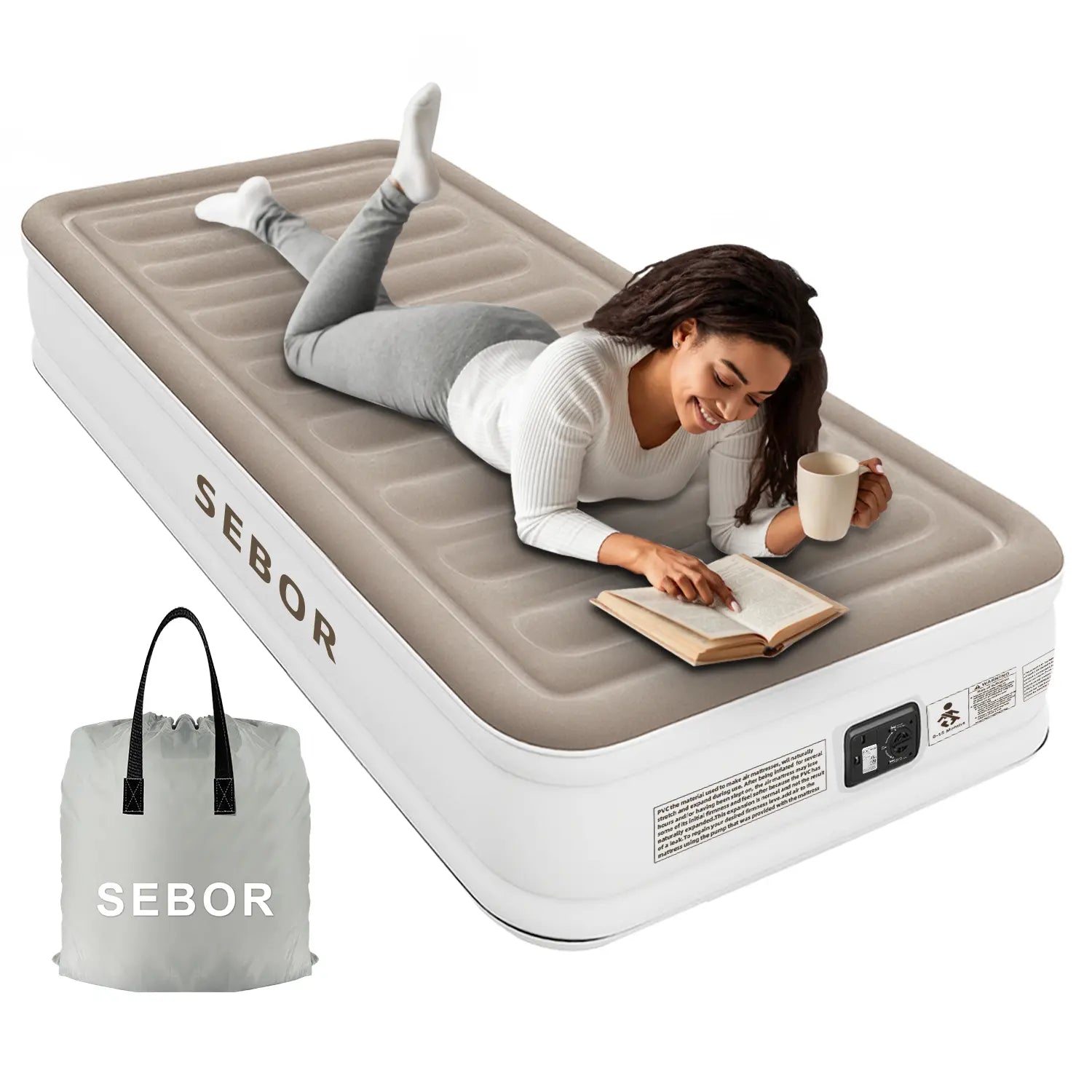 Classic Air Bed with Built-in Pump